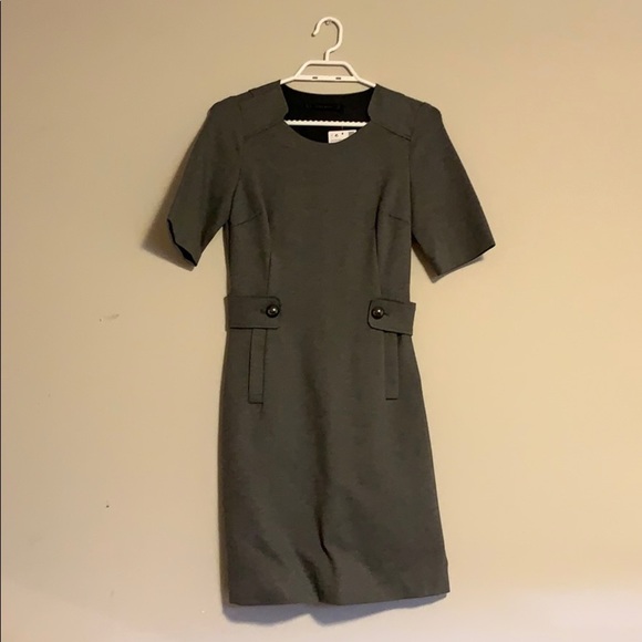 🆕 Zara Stretchy Grey Sheath Dress - Women’s Size XS - Picture 2 of 7